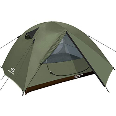 Bessport Tienda de Campaña para 3 Personas 4 Estaciones Impermeable Fácil de Instalar para Senderismo, Escalada, Viajes