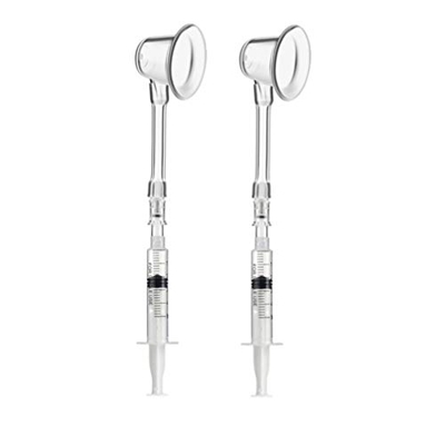 Milisten 2 Uds Aspirador de Pezón Corrector de Pezón Transparente Extractores de Pezón Ventosa Protector de Pezón de Lactancia para Pezones Tímidos Pl