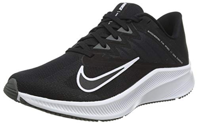 Nike Quest 3, Running Shoe Mujer, Black/White-Iron Grey, 37.5 EU
