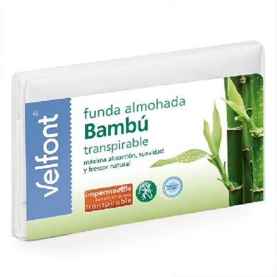 Fundas de Almohada - Bambú 090x035 cm Blanco