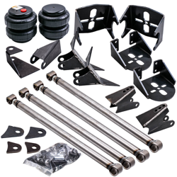 Trasero Triangulated 4 Link Kit Brackets 2500 Bags Air Ride Suspension 2500 LBS en oferta