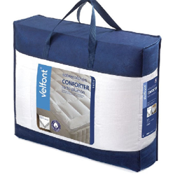 Sobrecolchón  -Toppers- - Conforter 080x200 cm Blanco en oferta