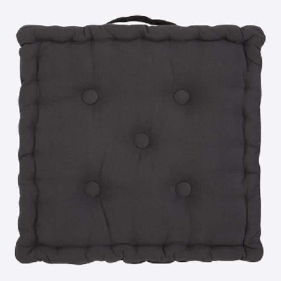 Colchoneta - Basic negro 060x060 cm Negro