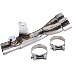 Eliminador de enlace de tubería Y Decat Tubo mid escape para Yamaha YZF-R6 06-19 precio