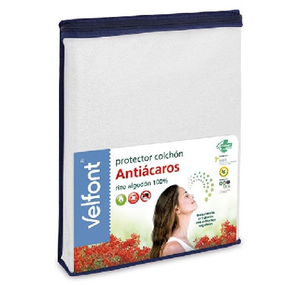 Protectores Colchón Antiácaros - Antiácaros 080x190 cm Blanco