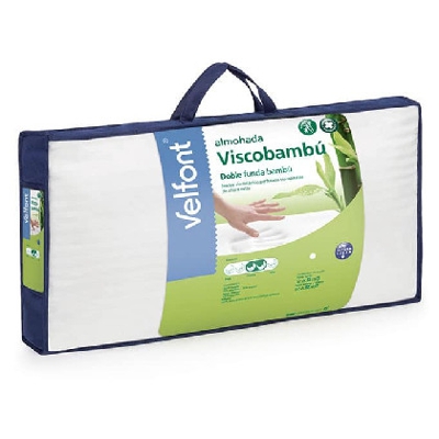 Almohada Viscolástica - Viscobambú 070x035 cm Blanco