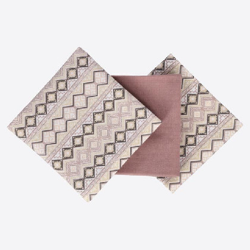 Paños Cocina 3 pzas Algodón - Cenefa 050x070 cm Beige características