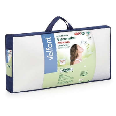 Almohada Viscolástica - Visconube 070x035 cm Blanco