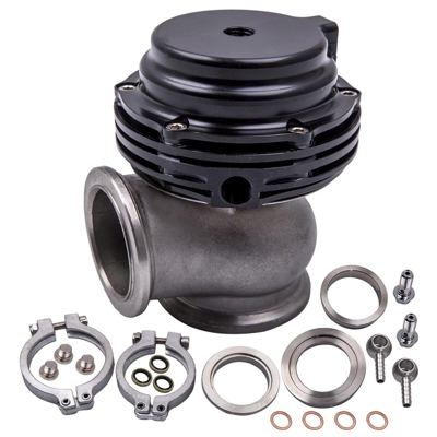 Válvula de alivio de 38MM Turbo BOV V-Banda Brida Con Pernos y abrazaderas Kits