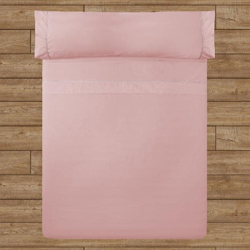 Juego Sábanas Algodón Percal - Vivo Perlado cama 150 cm Nude en oferta