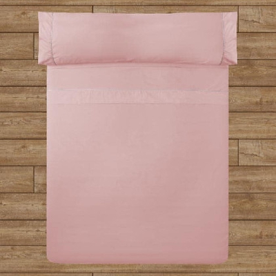 Juego Sábanas Algodón Percal - Vivo Perlado cama 150 cm Nude