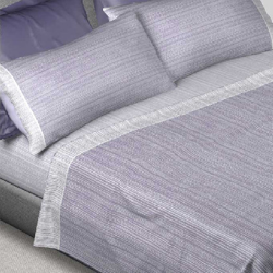 Juego de sábanas Algodón 3p - Calgari cama 135 cm Lila en oferta