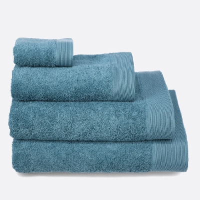 Toalla algodón cardado - Basic LMQ Azul Azul Toalla Tocador - 30x50cm