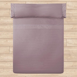 Juego Sábanas Algodón Percal - Vivo Perlado cama 150 cm Maquillaje en oferta