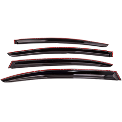Viseras de protección contra la lluvia para honda Civic 4DR Mugen Style 2012-2015 características