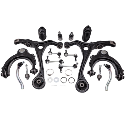 16 piezas de brazo de control inferior delantero y barra estabilizadora K620616 para Honda Accord 2003-2007