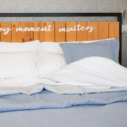 Colcha de Piqué - Aster Azul cama 180 o 200 cm - 280x260 cm precio