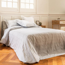 Juego funda nórdica Algodón 2p - Anderson cama 150 o 160 cm Gris precio