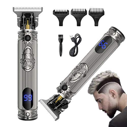 Nanssigy Recortadora Eléctrica para Hombres,Máquina Cortar Pelo Cortapelos Hombre,Pantalla LCD Cortadora de Cabello,Maquina Cortar Pelo USB Inalámbric en oferta