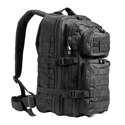 Mil-Tec - Mochila tipo militar (20 L), color negro en oferta