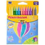 Ceras Plastidecor Bic Kids Ceras pasteladas (Pack 12 unidades)
