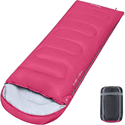 KingCamp Saco de Dormir Ultraligero de Momia Grande Individual para Niños Camping Montaña Portátil Bolsa de Compresión Verano 165 x 70cm precio