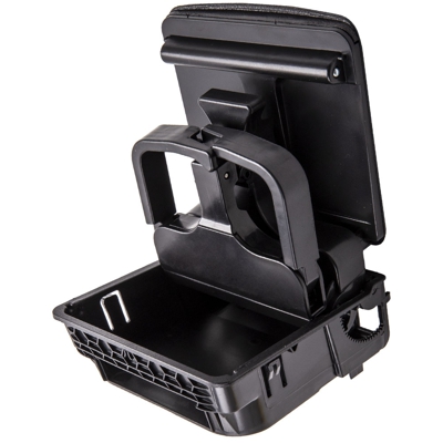 Portavasos trasero apoyabrazos central negro para VW GTI Golf MK5 MK6 Jetta MK5 EOS