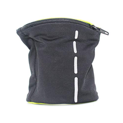 Biggroup - Cartera reversible unisex con cremallera para muñequera, con bolsillo para la muñeca, color naranja, negro en oferta