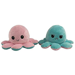 Peluche de Pulpo Reversible, Bonitos Juguetes de Peluche muñeco Vibrante de Doble Cara el Pulpo Reversible Original de Felpa Bonitos Juguetes de Peluc precio