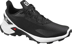 Salomon Alphacross Blast, Zapatillas De Trail Running Cómodas Y Fuerte Agarre Hombre, Color: Negro (Black/White/Black), 46 EU en oferta
