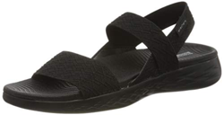Skechers On-The-go 600, Sandalias de Talón Abierto Mujer, Negro (Black Textile BBK), 37 EU características