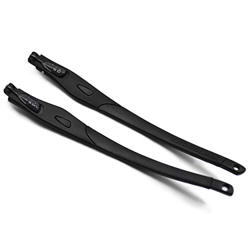 SOODASE Negro Patas de gafas de repuesto por Oakley Crosslink Montura de Gafas graduadas características