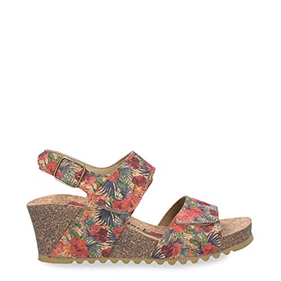 PANAMA JACK Sandalias de Mujer Vanessa Cork B1 Tejido Rojo/Red 37 EU