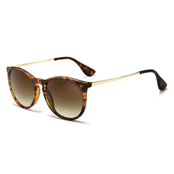 SUNGAIT Clásico Retro Gafas de sol Mujer Hombre Unisex 400 UV Ámbar/Marrón 1567 características