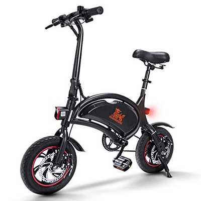 urbetter Bicicleta Eléctrica Plegable, Ruedas de 12", hasta 25km/h, 250W Motor Batería 36V Urbana E-Bike, Asiento Ajustable, Bici Electrica Urbana Lig