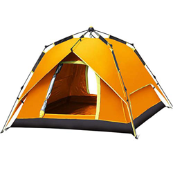 WAZA Tienda de campaña automática para 4 personas, UPF 50, impermeable, resistente al viento, doble capa, cúpula automática, 2000-3000 mm en oferta