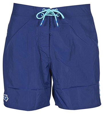 ARENA - Bañador Tipo bóxer para Hombre, Hombre, Bañador de Playa, 003043, Azul Marino y Blanco, XX-Large