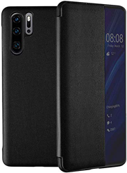 Suhctup - Funda compatible con Samsung Galaxy A70, Smart Case-Vista , espejo Cover Clear View Crystal Case Flip inteligente funda funda para teléfono  precio