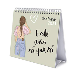 ERIK - Calendario de Escritorio 2021 Ana Marín, 17x20 cm en oferta