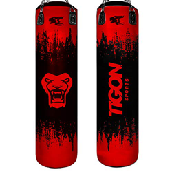 Tigon Heavy Rexion - Saco de boxeo de piel con relleno de 4 pies para artes marciales mixtas de boxeo y entrenamiento de Muay Thai precio