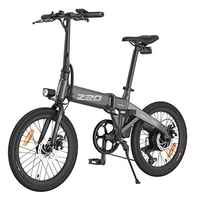HIMO Z20 Bicicleta eléctrica plegable, IPX7 resistente al agua, velocidad variable Shimano, pantalla LCD HD, 20 pulgadas, múltiples modos de conducció