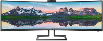 Philips 499P9H/00 Brilliance P-line 499P9H - Monitor a LED - curvato - 49"