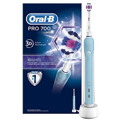 PRO 700 Adulto Cepillo dental oscilante Azul, Blanco, Cepillo de dientes eléctrico