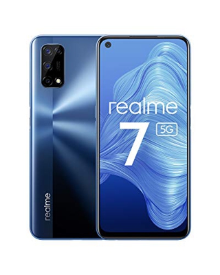 realme 7 5G - smartphone de 6.5, 6GB RAM + 128GB de ROM, 120Hz Ultra Smooth Display, 48MP Quad Camera, batería con 5000mAh y carga de 30W Dart Charge,