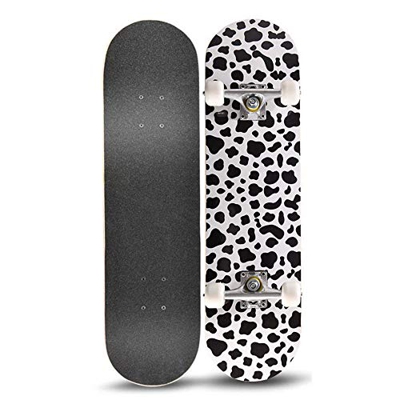 LONGXJA Patineta, patineta de Arce Completa estándar para Principiantes de 31"x8 Pulgadas, Adecuada para niños, Adolescentes y Adultos patineta cóncav