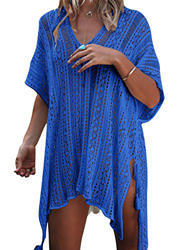 EDOTON Mujer Camisolas Playa Ganchillo Ropa de Baño Encubrimientos Bikini Cover Up Verano Tunica Vestido de Playa Ropa de Baño características