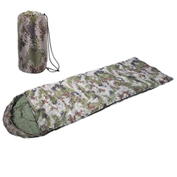 Tarente Saco Camuflaje, Al Aire Libre portátil de Viaje Camuflaje Comida campestre Que acampa Saco de Dormir Senderismo Sobres (1000G) características