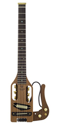 Guitarra Traveler Pro Series Deluxe (caoba) híbrido acústico/eléctrico con bolsa de concierto, derecho, satén natural (PSD MHS) características