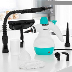 InnovaGoods - Vaporeta de Mano Multiusos con Accesorios 9 en 1 Steany 0,35 L 3 Bar 1000W características