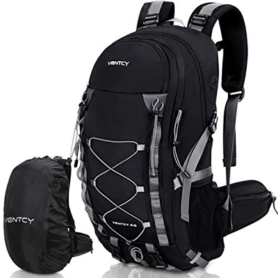 VENTCY Mochila Senderismo Mochilas Trekking Hombre Mujer 40L Trekking Camuflaje Acampada Excursion Viaje Impermeable Mochila Unisex Escolares Portatil
